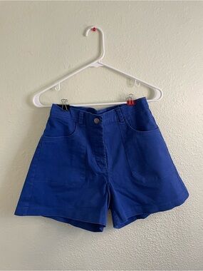 Loup High-Waist Shorts in Cobalt Blue